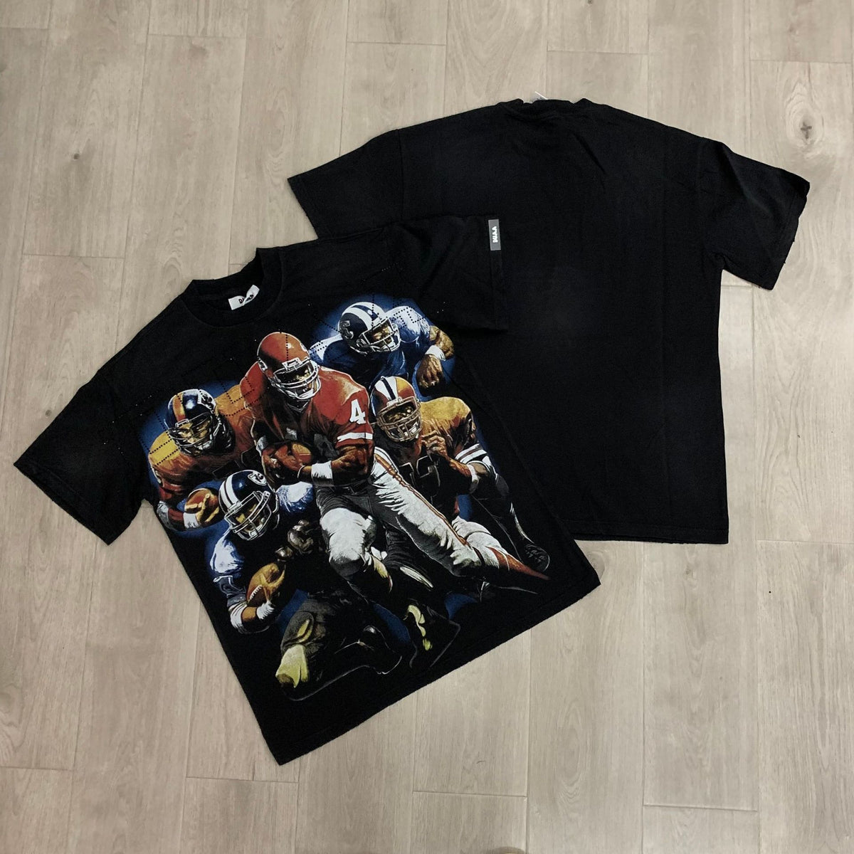 DUAA 2026SS Distressed Rhinestone Tee