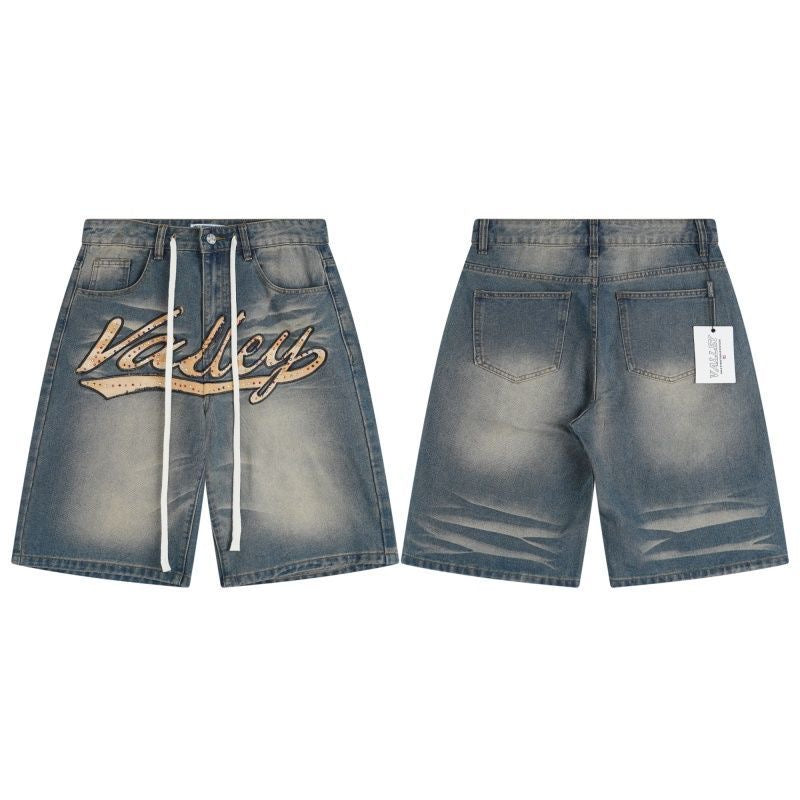 Vale Lives Forever Denim Pants & Shorts