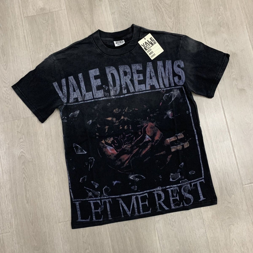 Vale Lives Forever Distressed Rhinestone T-Shirt Collection