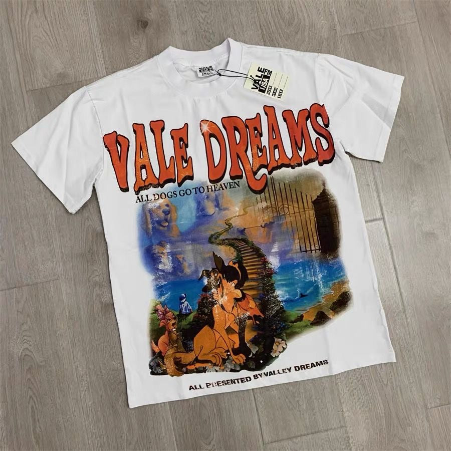 Vale Lives Forever Distressed Rhinestone T-Shirt Collection