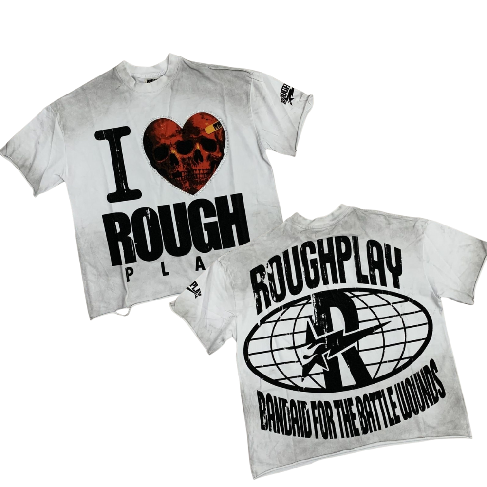 RoughPlay Rhinestone Streetwear T-Shirt
