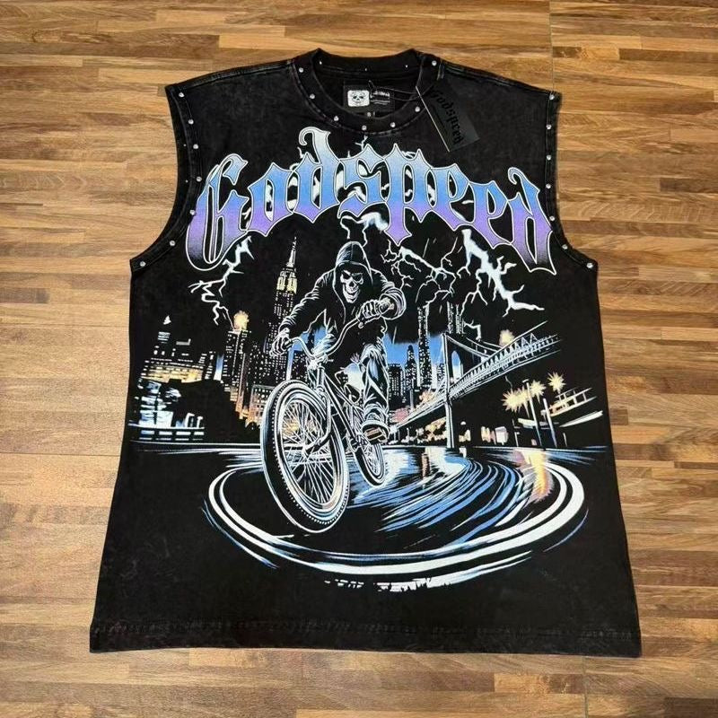 GODSPEED 2026 Rhinestone Graphic T-Shirt Collection