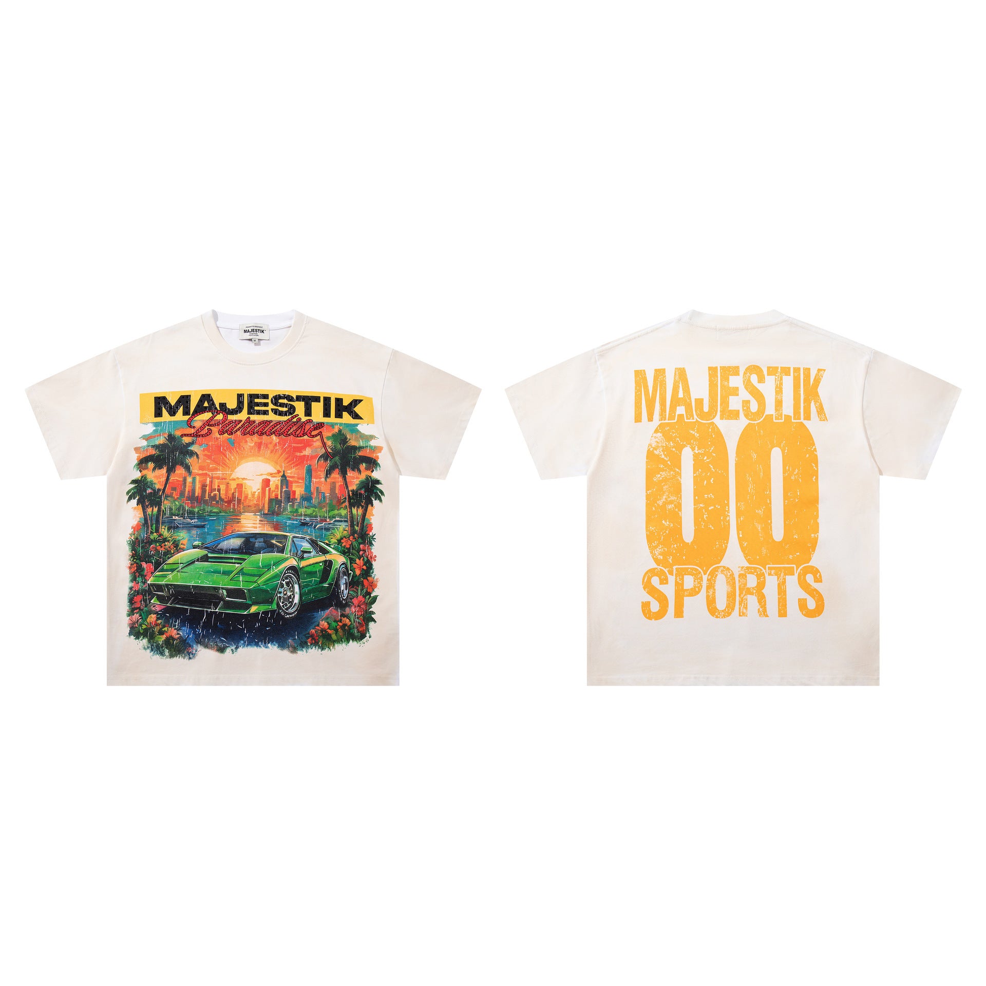 MAJESTIK Washed Rhinestone T-Shirt Collection