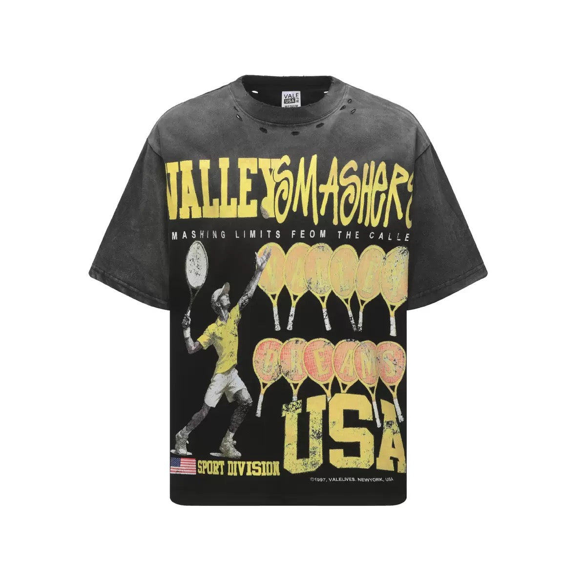 Vale Lives Forever Distressed Rhinestone T-Shirt Collection