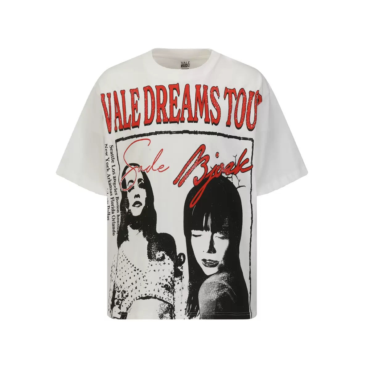 Vale Lives Forever Distressed Rhinestone T-Shirt Collection