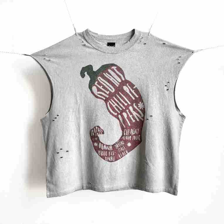RRR & SAINT Washed Graphic Sleeveless Tee