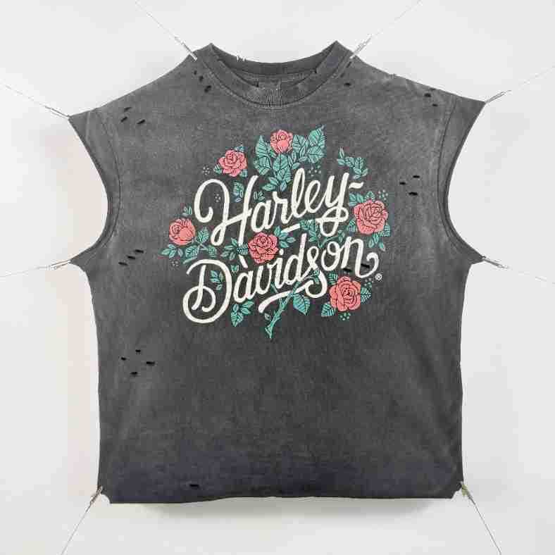 RRR & SAINT Washed Graphic Sleeveless Tee