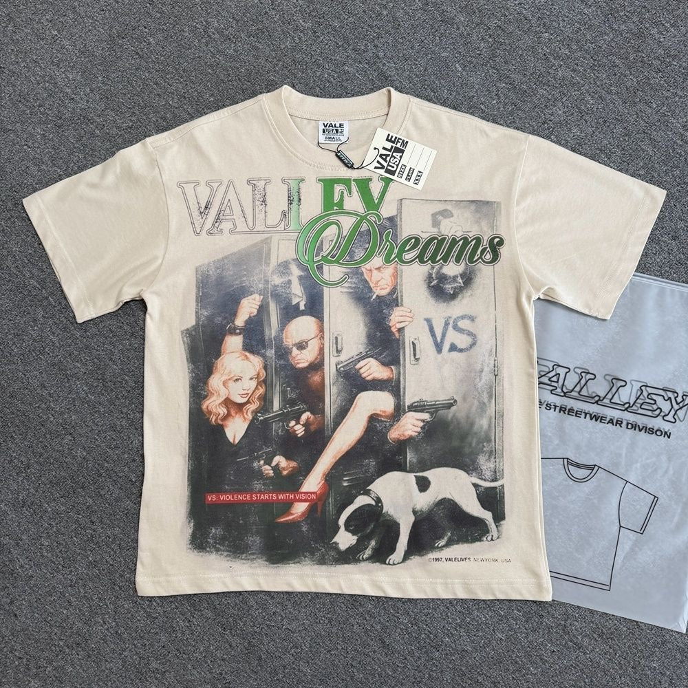 Vale Lives Forever Distressed Rhinestone T-Shirt Collection