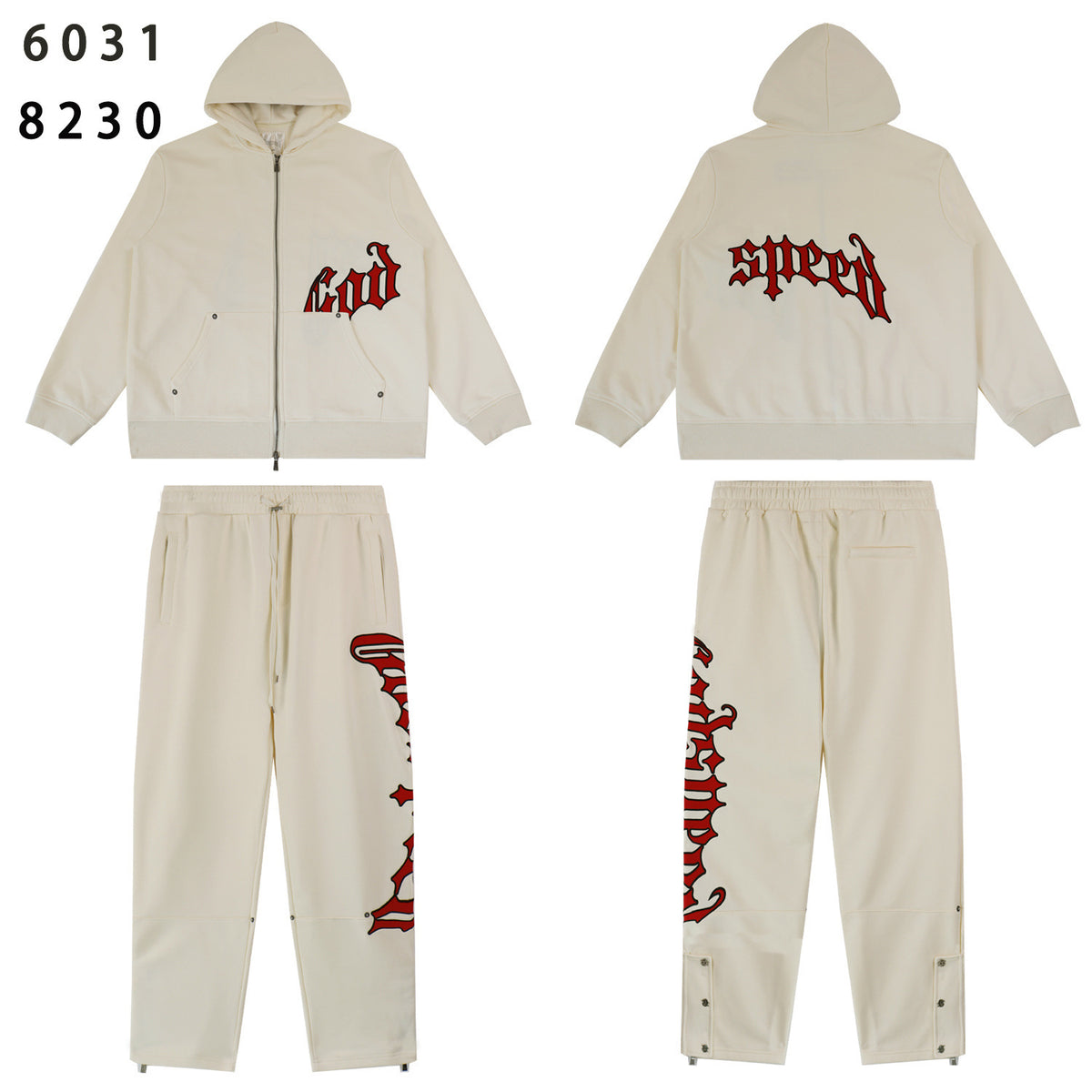 GODSPEED Zip Hoodie & Sweatpants Set