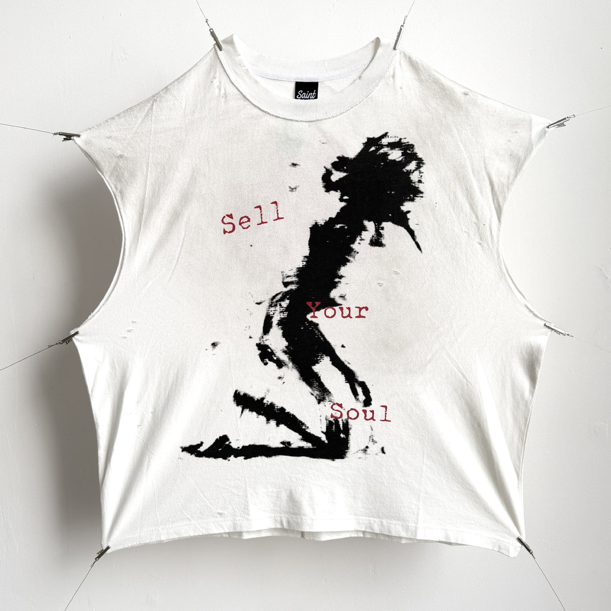 RRR & SAINT Washed Graphic Sleeveless Tee