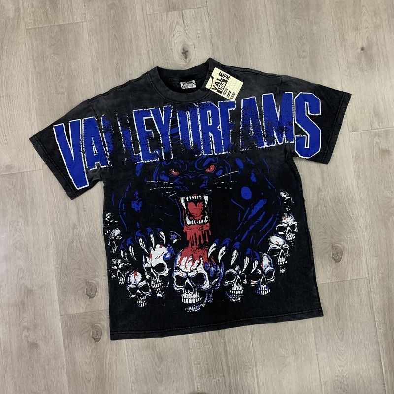 Vale Lives Forever Distressed Rhinestone T-Shirt Collection