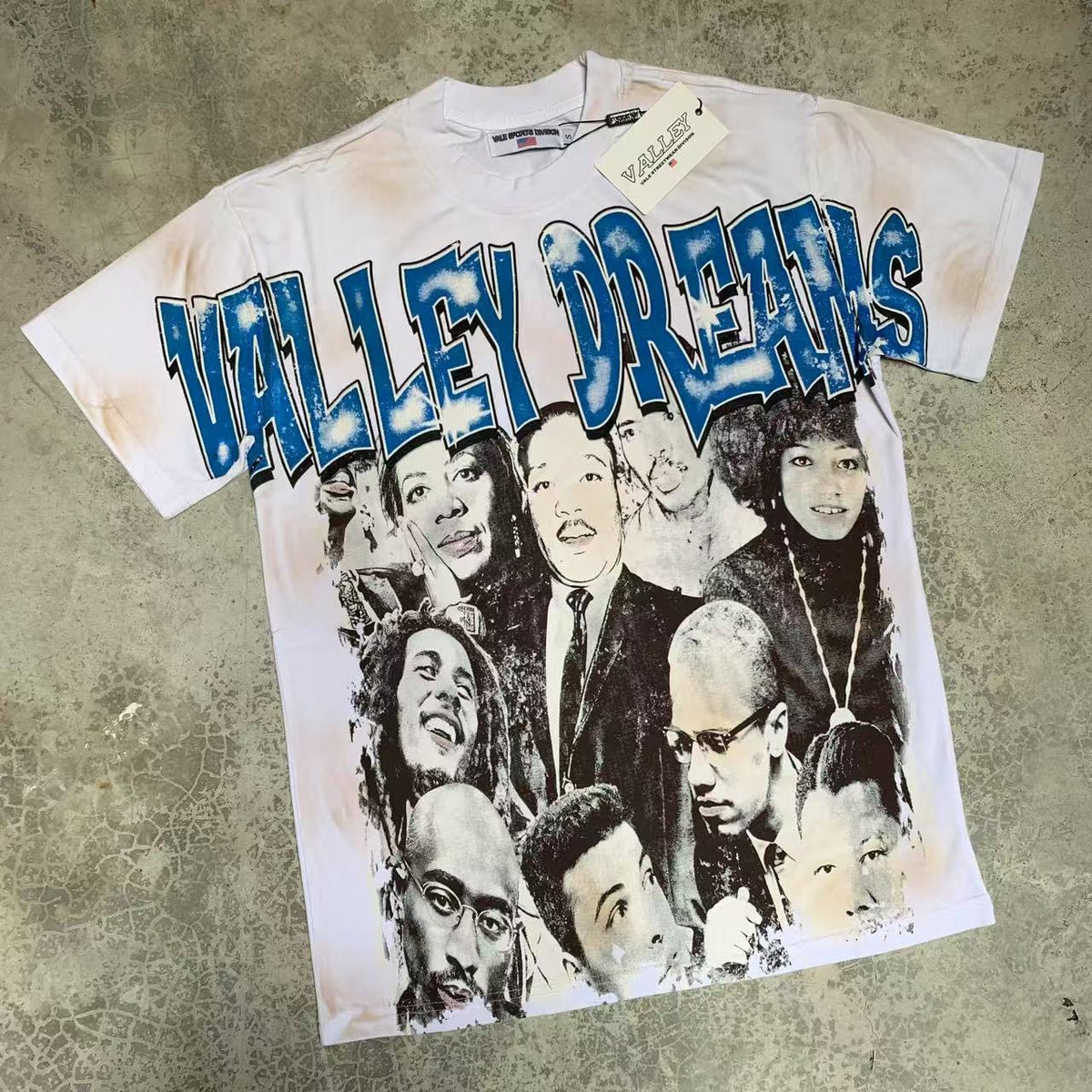 Vale Lives Forever Distressed Rhinestone T-Shirt Collection