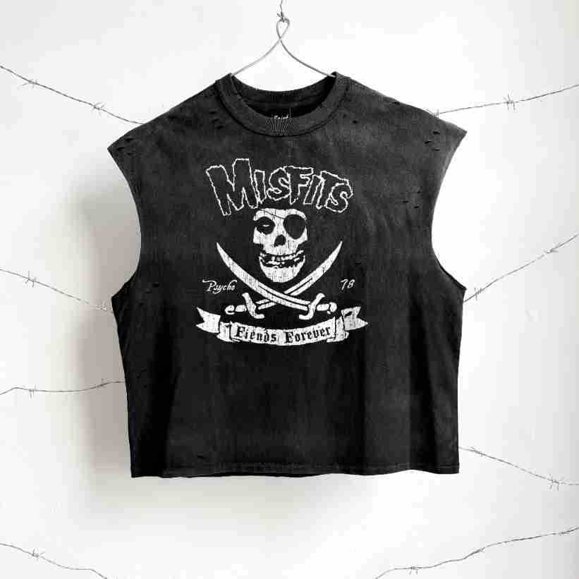 RRR & SAINT Washed Graphic Sleeveless Tee