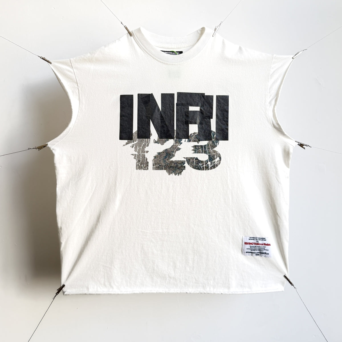 RRR & SAINT Washed Graphic Sleeveless Tee