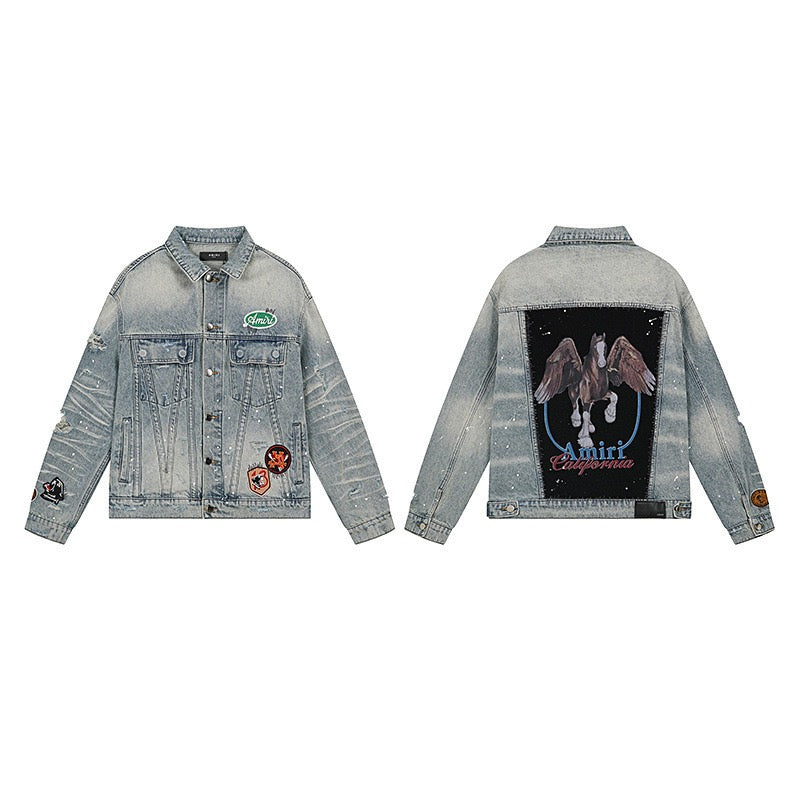 PURPLE BRAND Washed Denim Jacket Collection