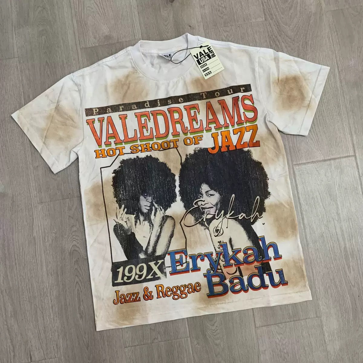 Vale Lives Forever Distressed Rhinestone T-Shirt Collection