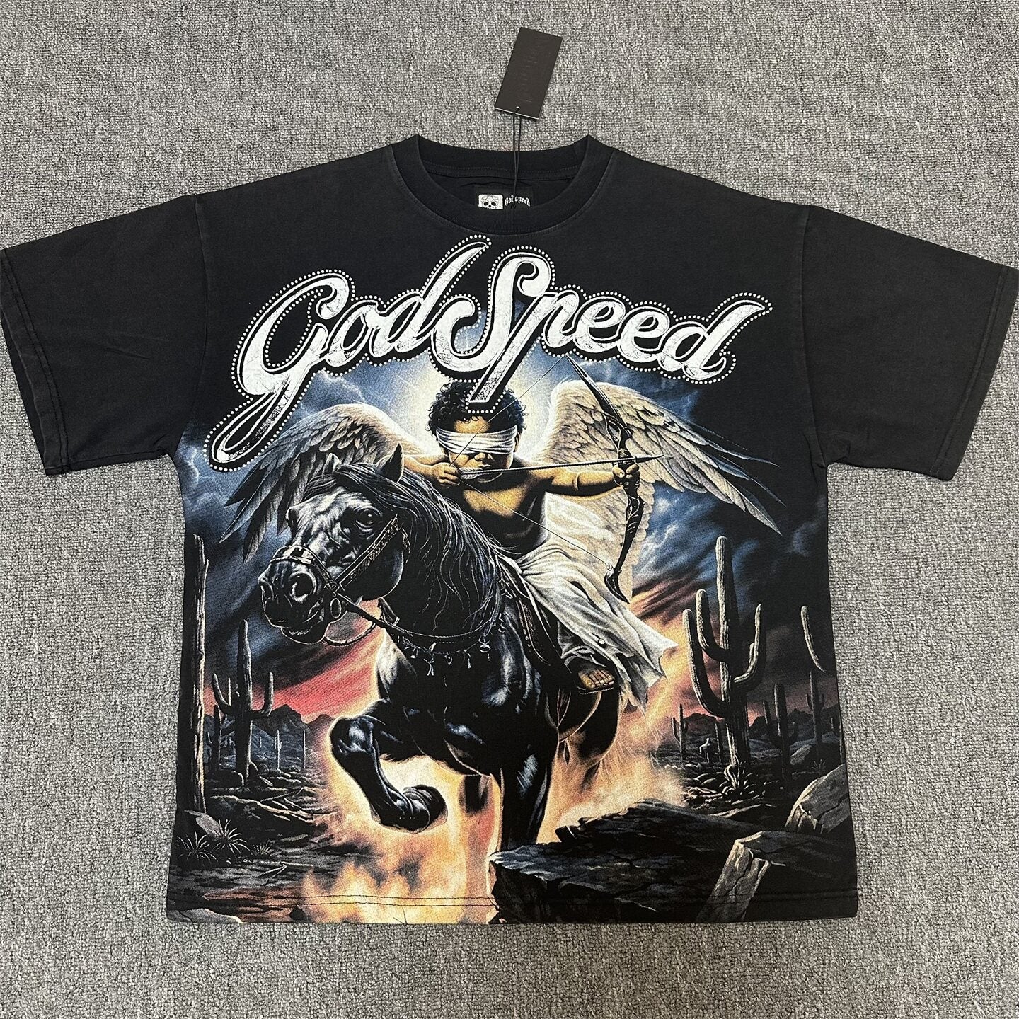 GODSPEED 2026 Rhinestone Graphic T-Shirt Collection