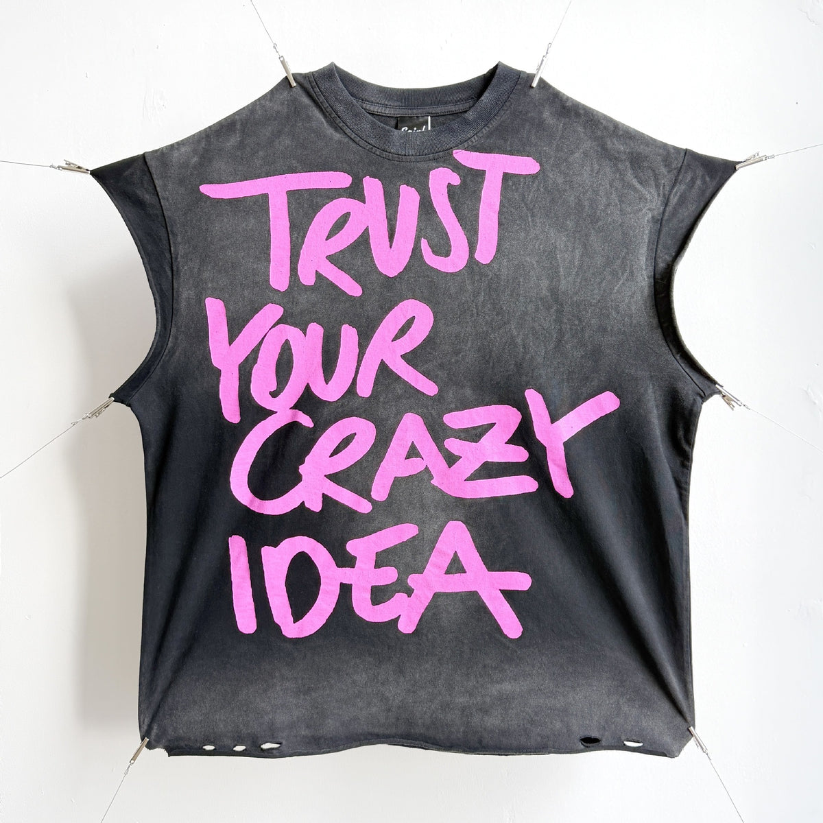 RRR & SAINT Washed Graphic Sleeveless Tee