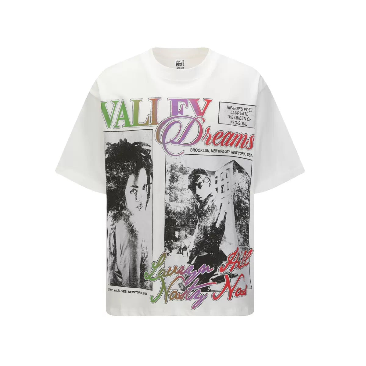 Vale Lives Forever Distressed Rhinestone T-Shirt Collection