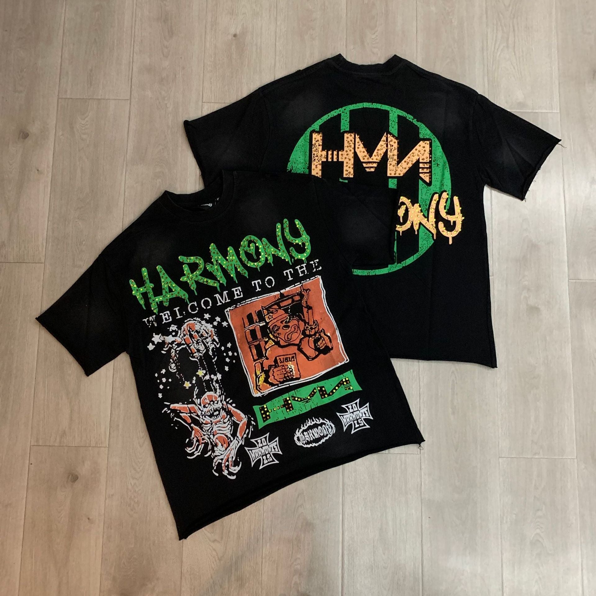 Harmony Rhinestone Graphic T-Shirt Collection