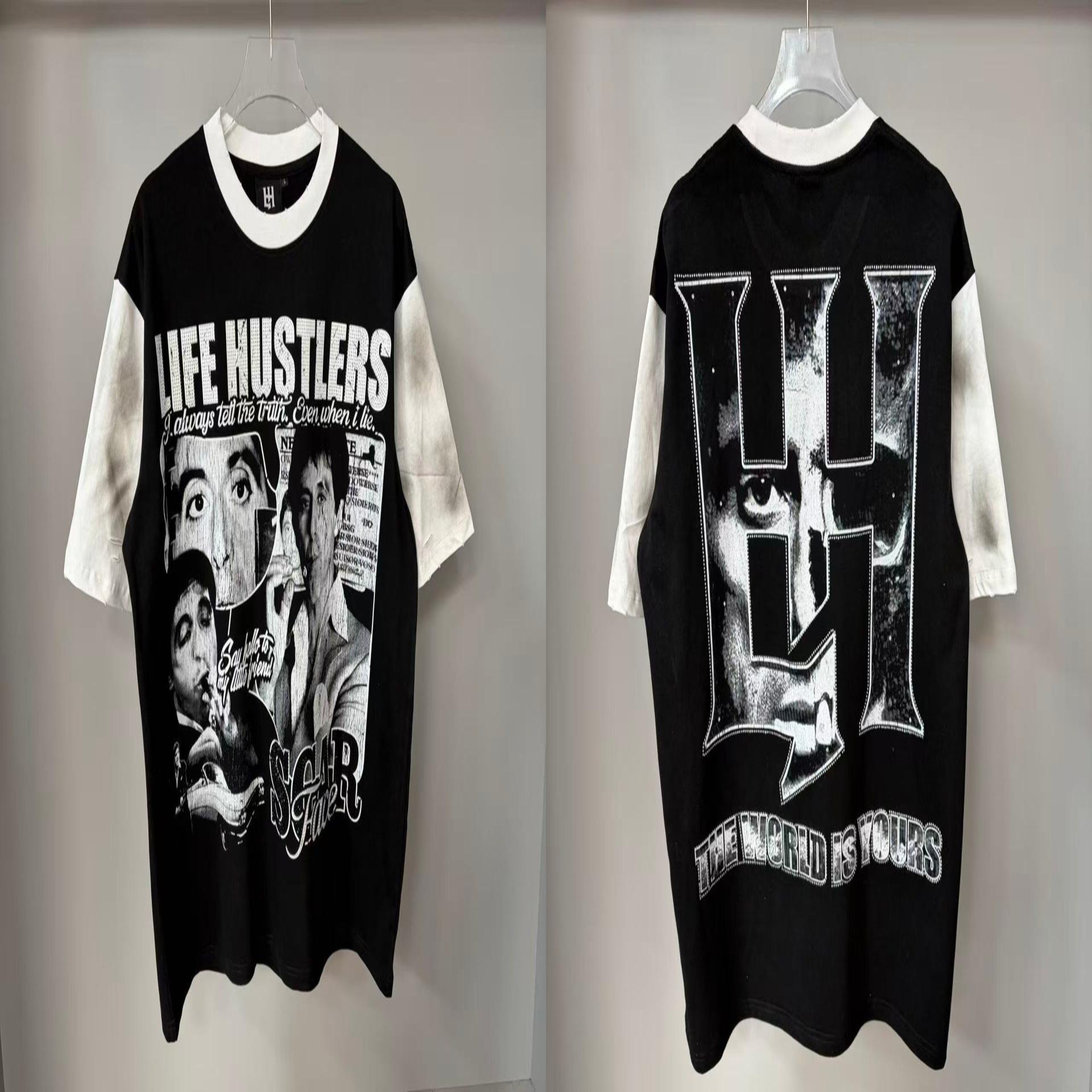 LIFE HUSTLERS Rhinestone Graphic T-Shirt Collection