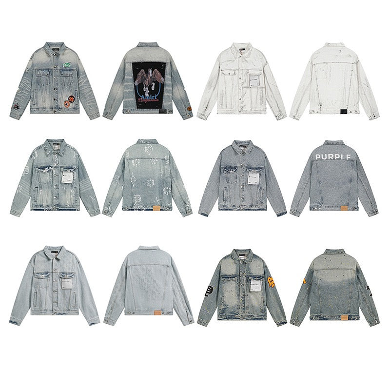 PURPLE BRAND Washed Denim Jacket Collection