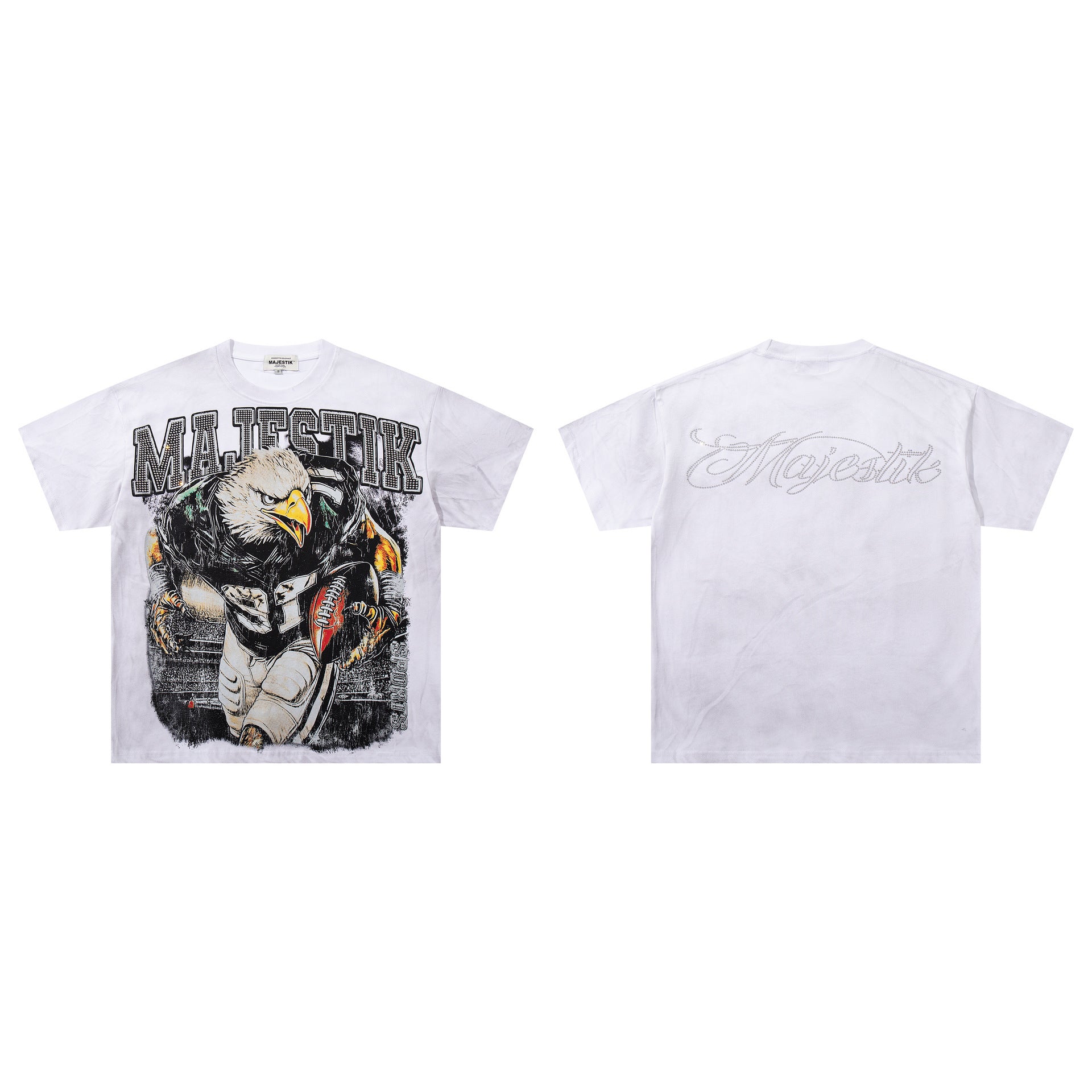 MAJESTIK Washed Rhinestone T-Shirt Collection