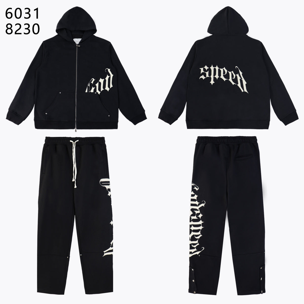 GODSPEED Zip Hoodie & Sweatpants Set