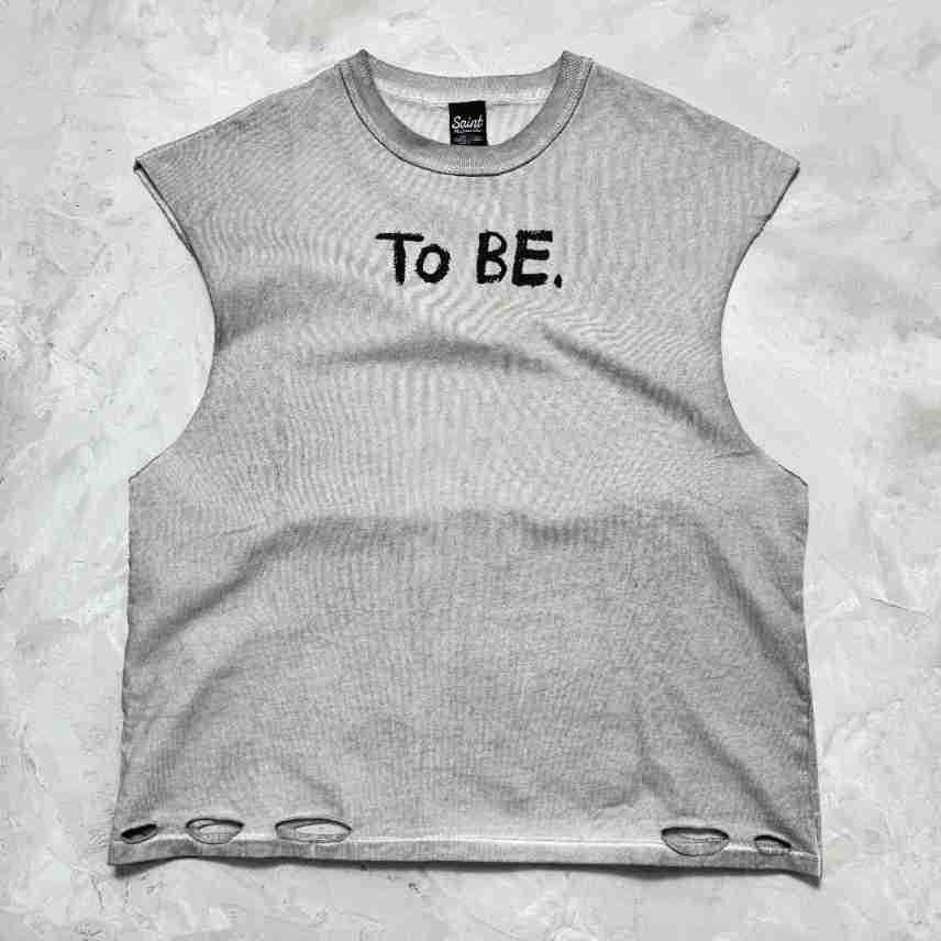 RRR & SAINT Washed Graphic Sleeveless Tee