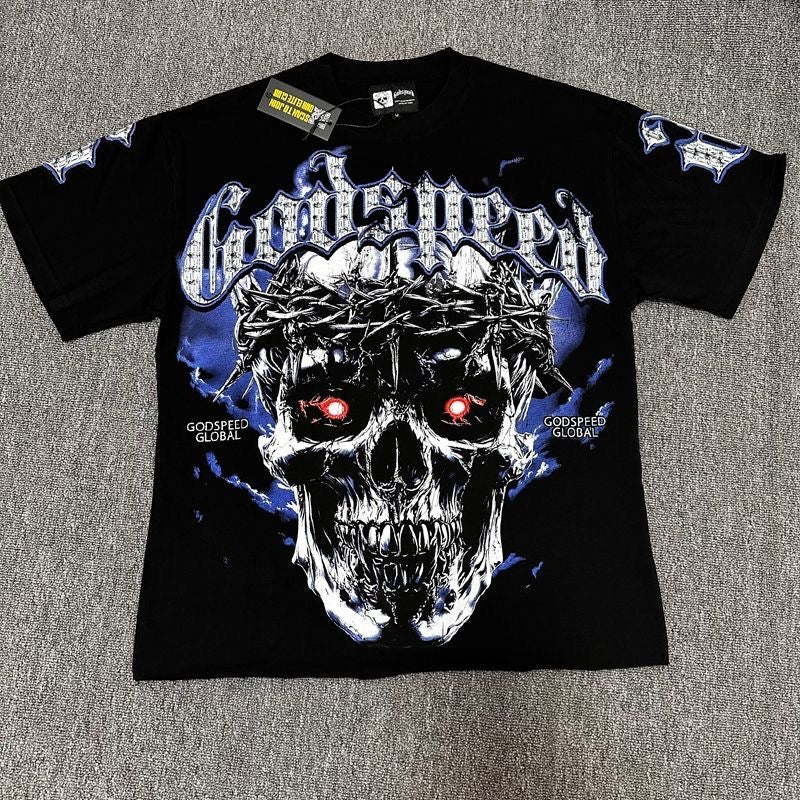 GODSPEED 2026 Rhinestone Graphic T-Shirt Collection