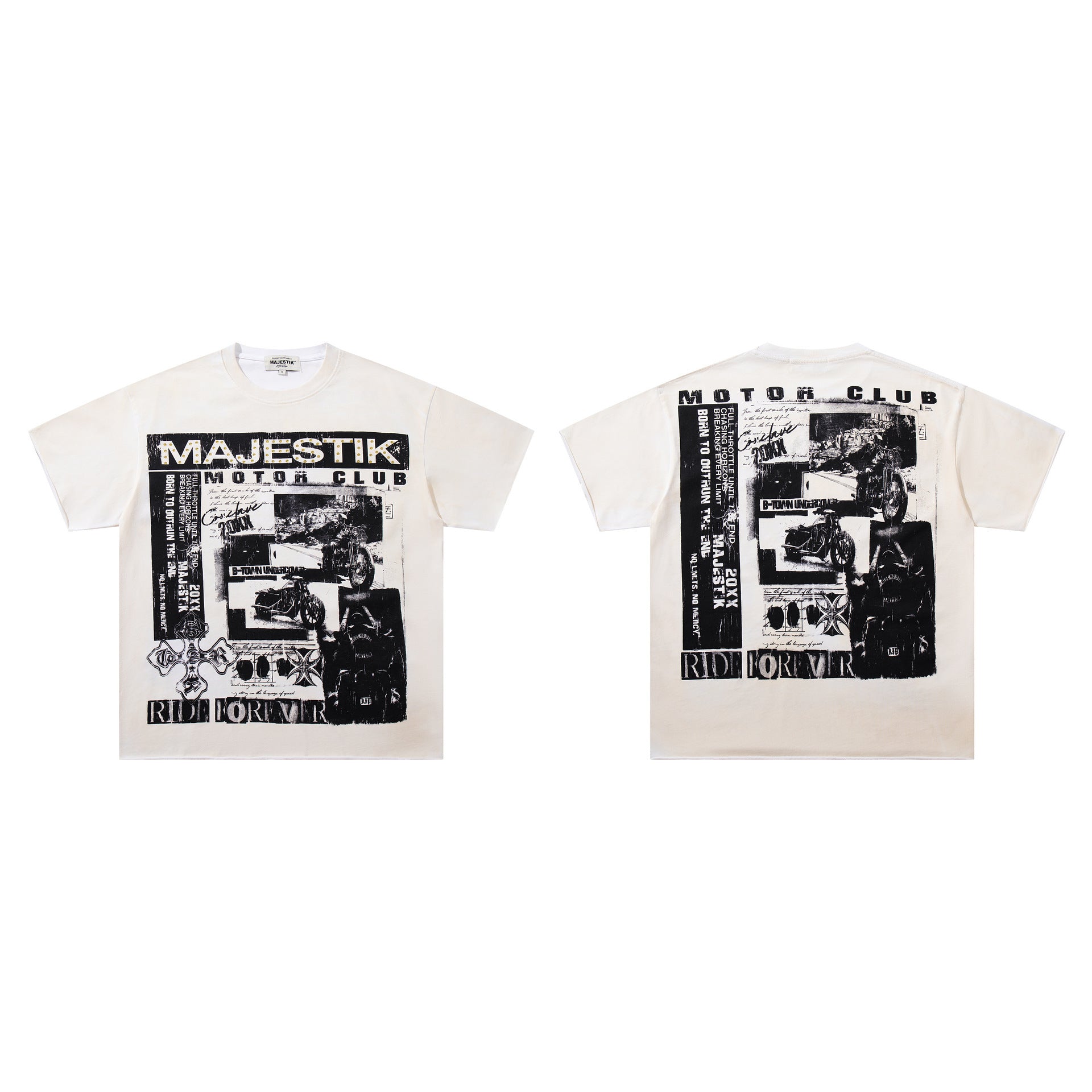 MAJESTIK Washed Rhinestone T-Shirt Collection