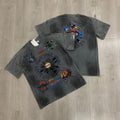 DUAA 2026SS Distressed Rhinestone Tee