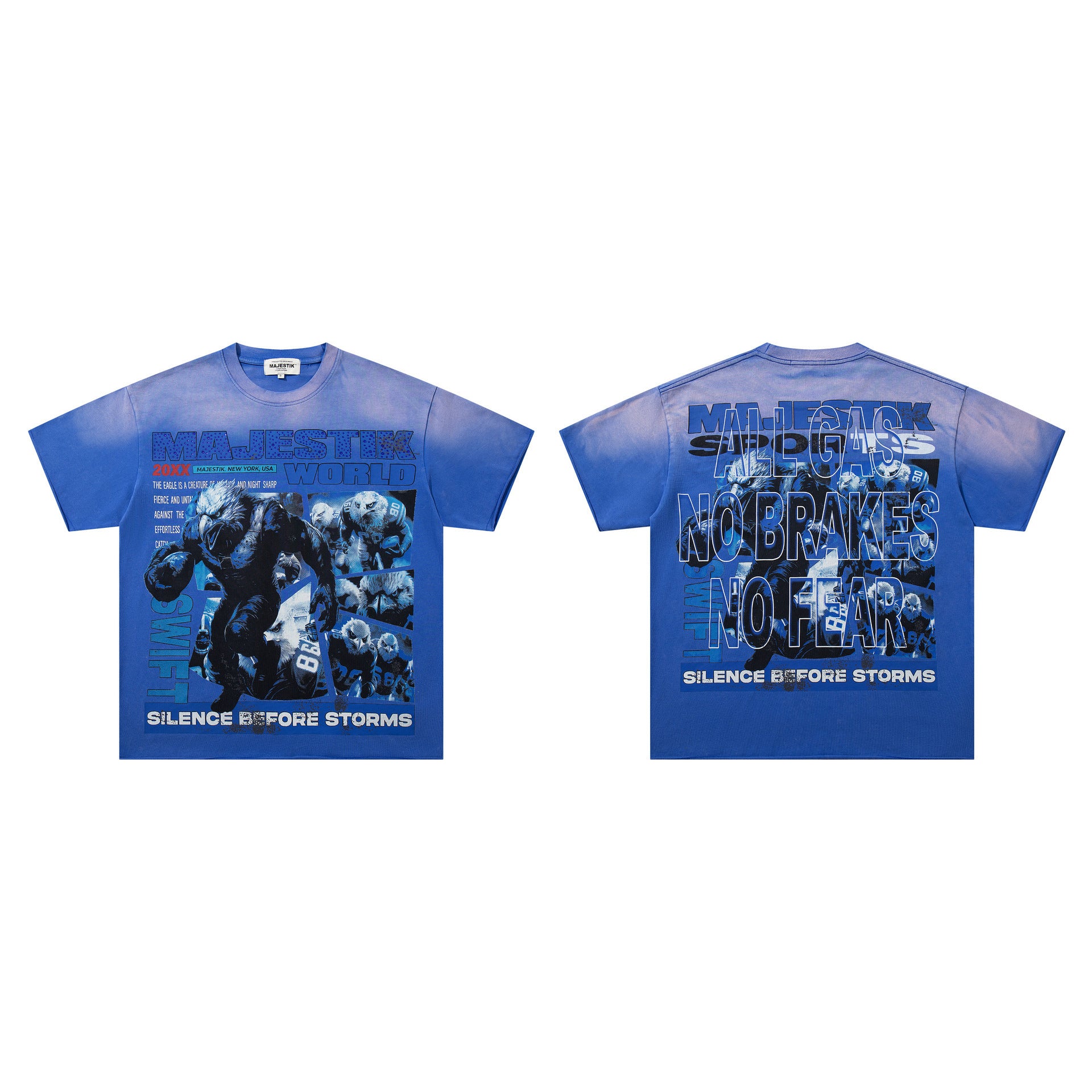 MAJESTIK Washed Rhinestone T-Shirt Collection