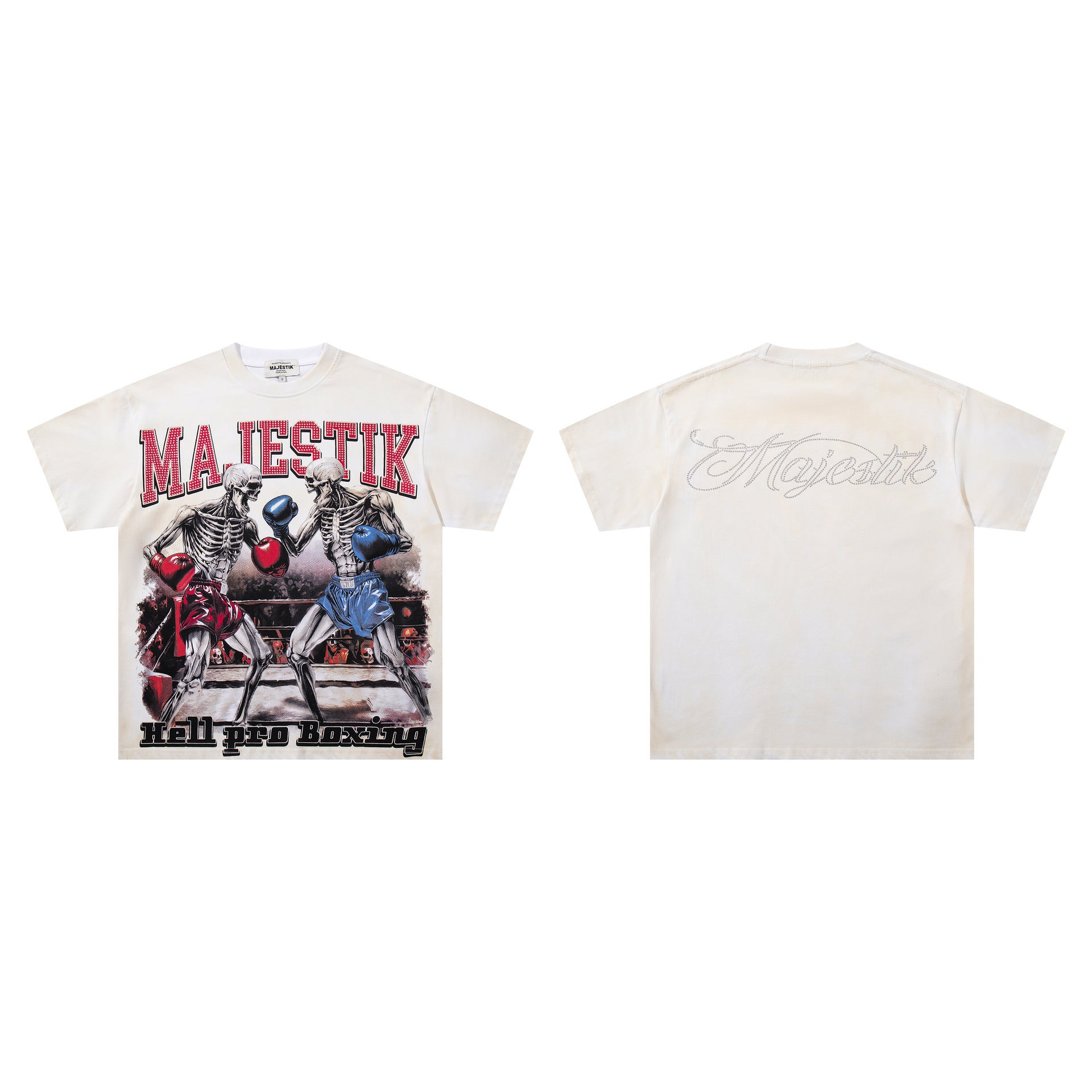 MAJESTIK Washed Rhinestone T-Shirt Collection
