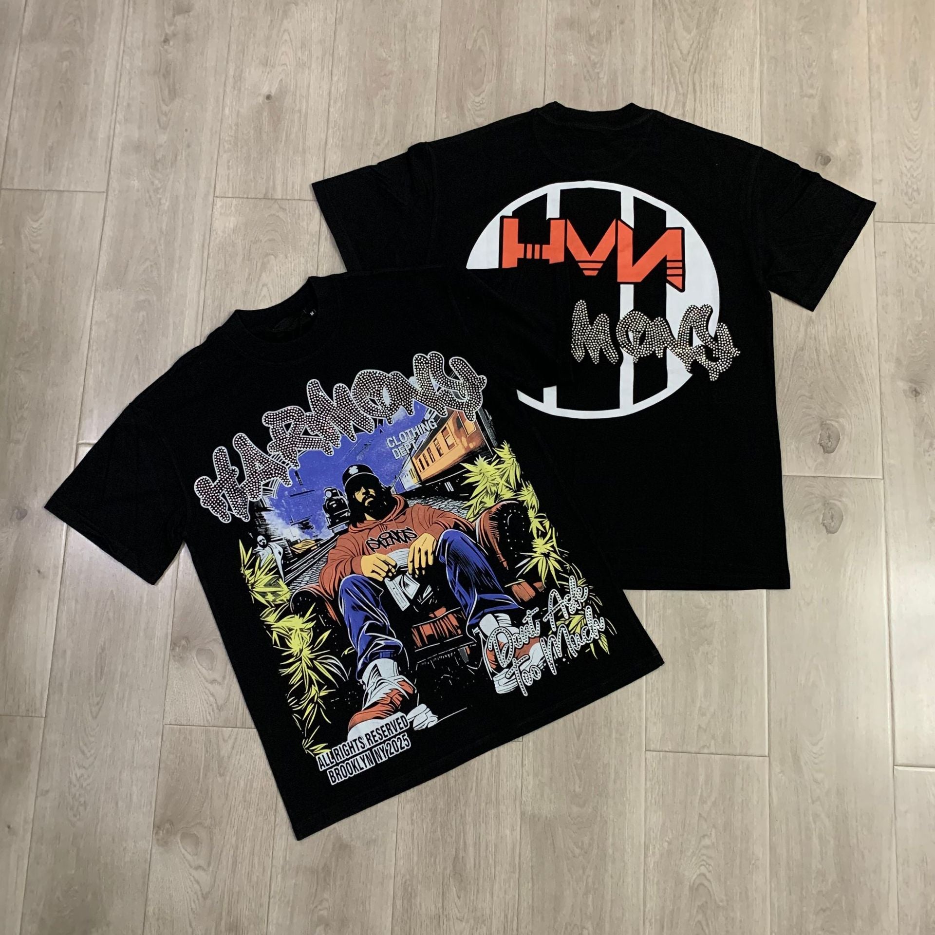 Harmony Rhinestone Graphic T-Shirt Collection