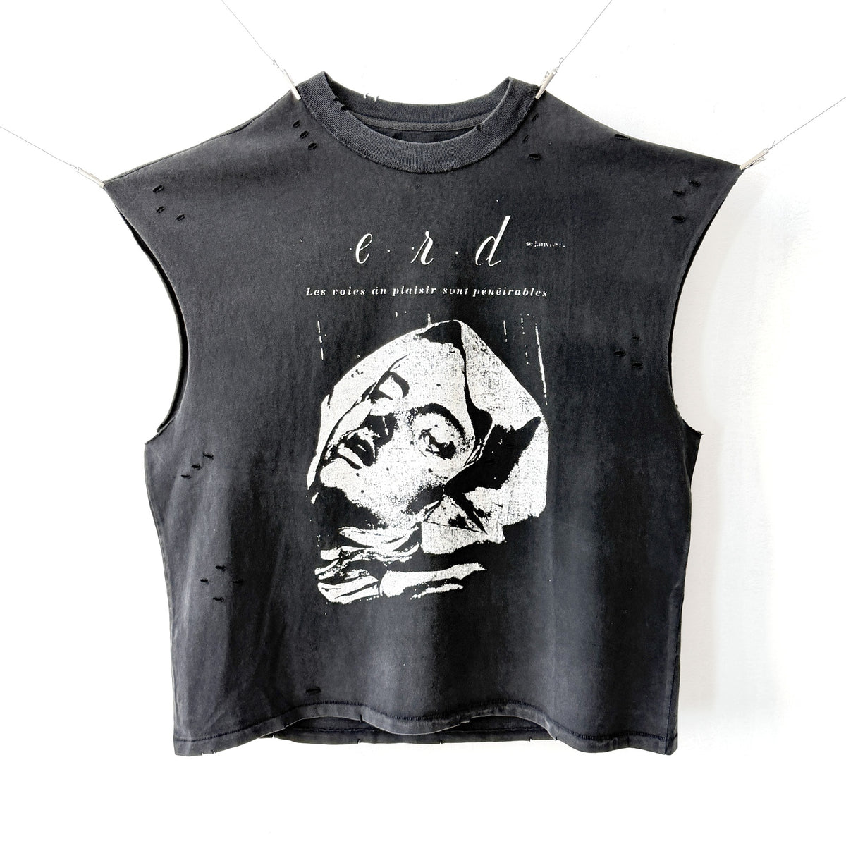 RRR & SAINT Washed Graphic Sleeveless Tee