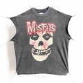 RRR & SAINT Washed Graphic Sleeveless Tee