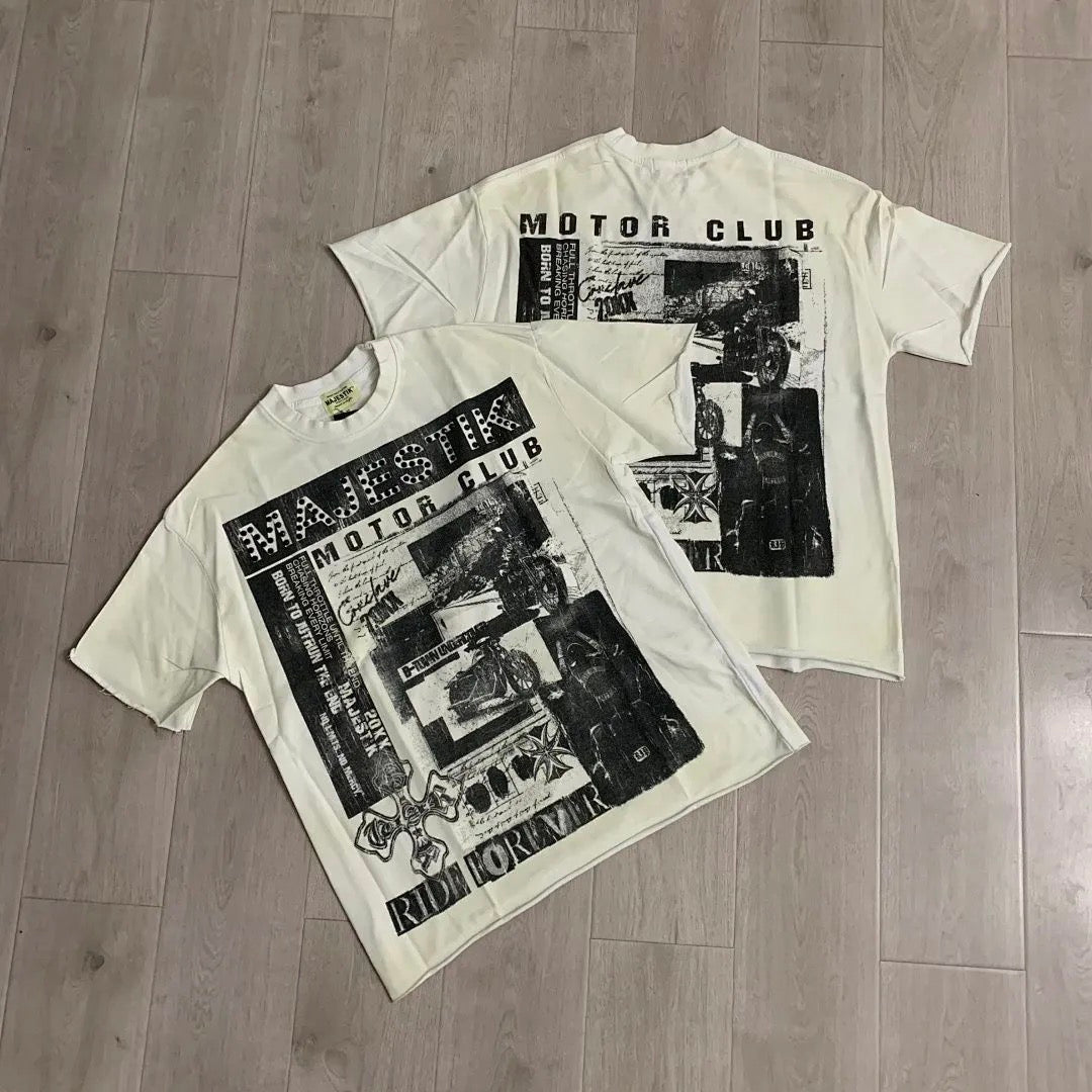 MAJESTIK Washed Rhinestone T-Shirt Collection