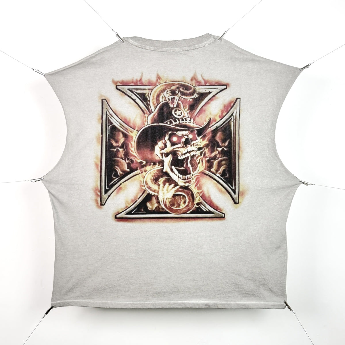 RRR & SAINT Washed Graphic Sleeveless Tee