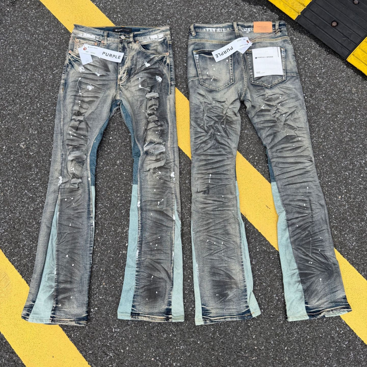 PURPLE Flared Denim Jeans Collection
