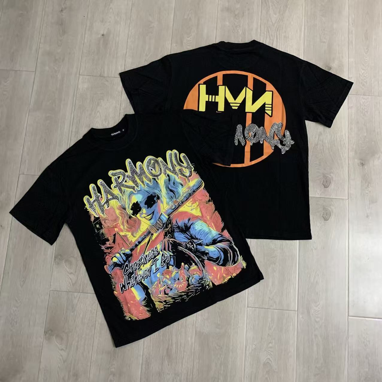 Harmony Rhinestone Graphic T-Shirt Collection