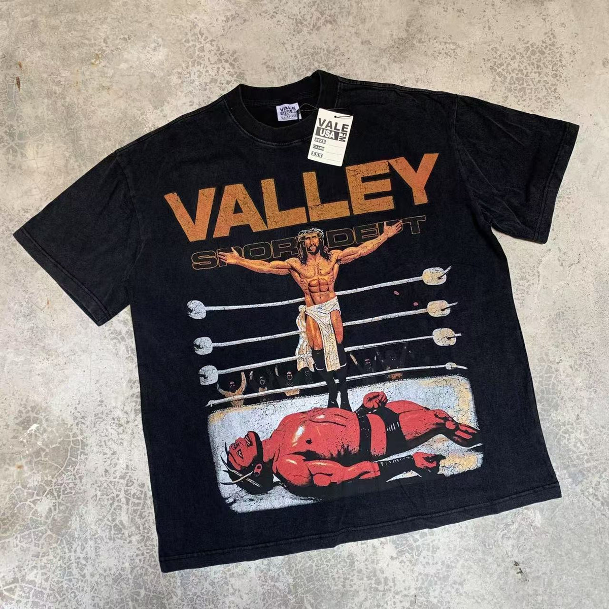 Vale Lives Forever Distressed Rhinestone T-Shirt Collection