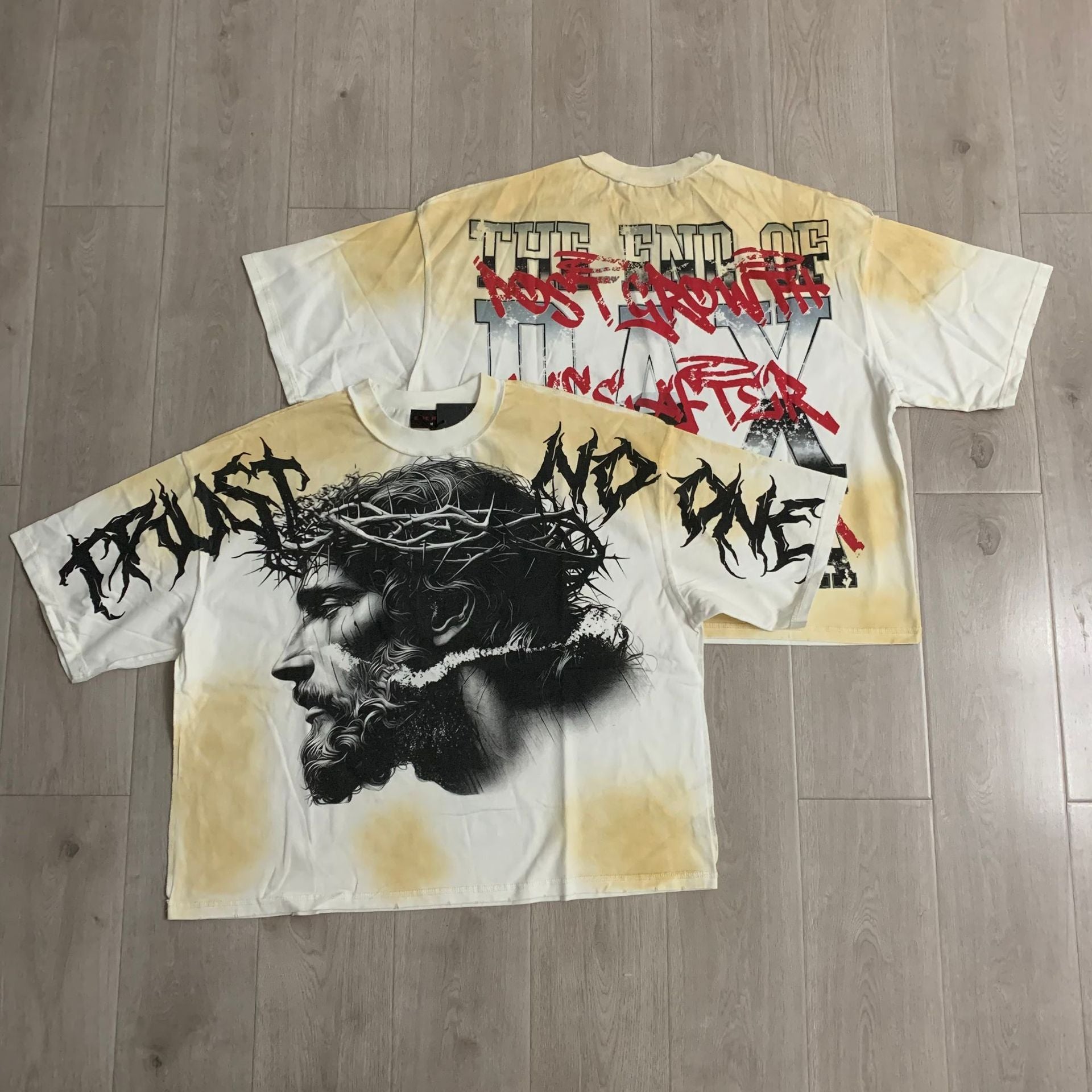 RARE PEACE Boxy Rhinestone T-Shirt Collection
