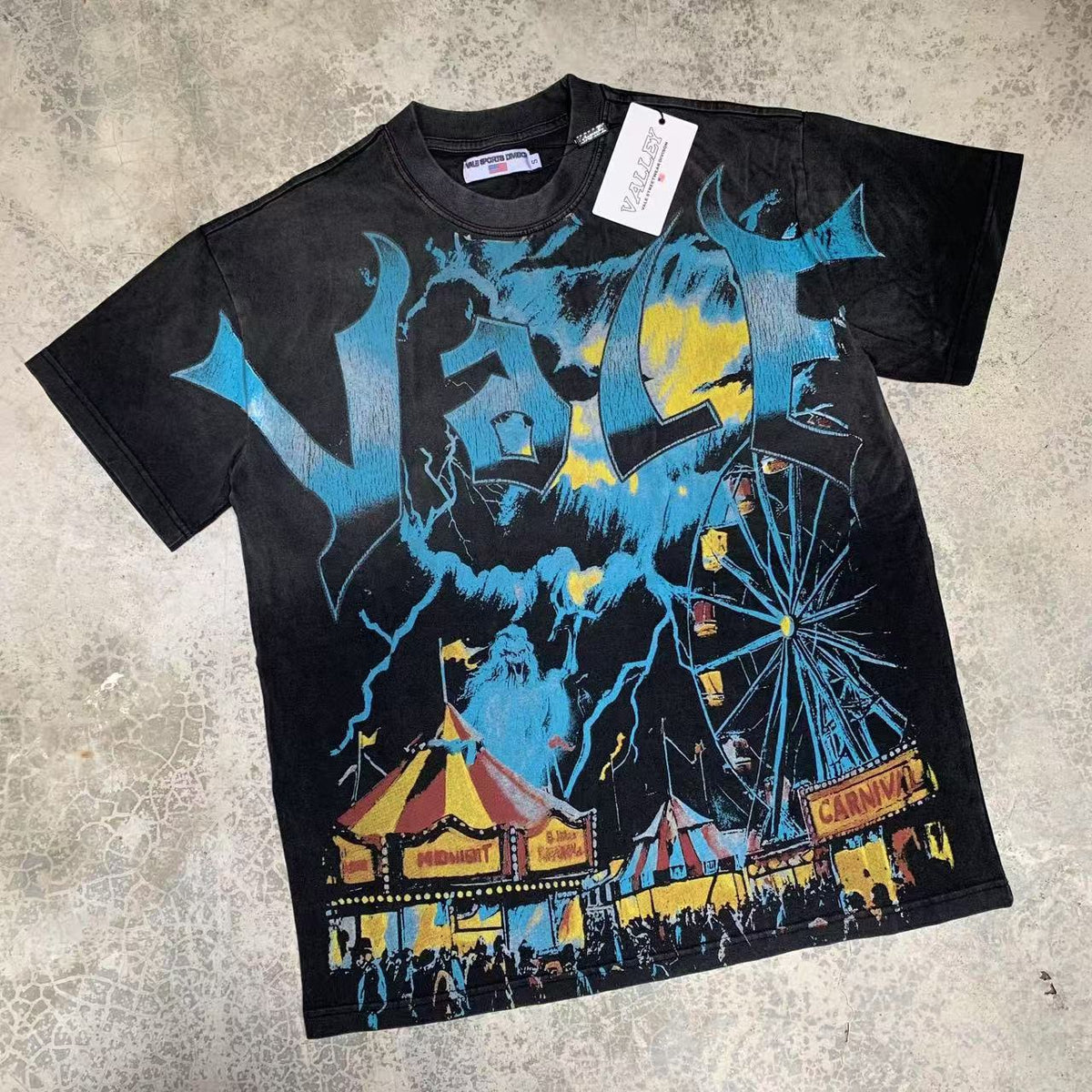 Vale Lives Forever Distressed Rhinestone T-Shirt Collection