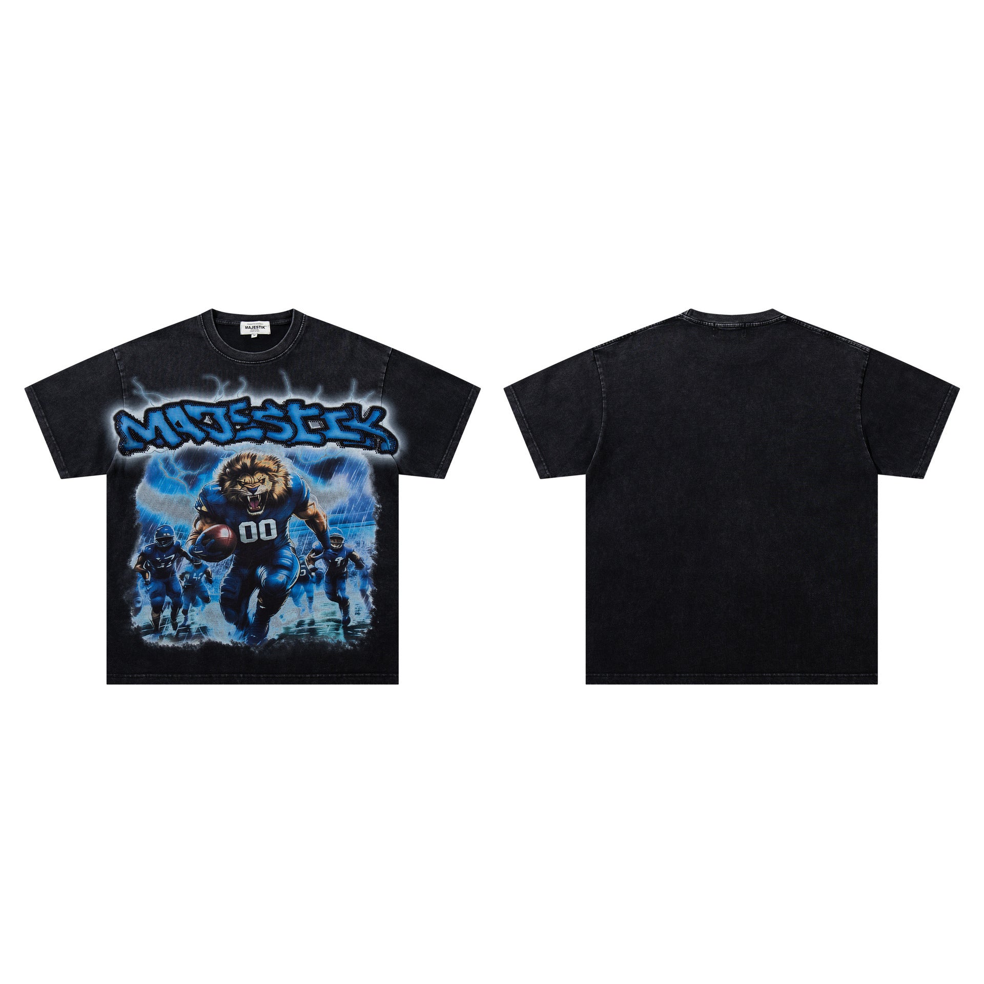 MAJESTIK Washed Rhinestone T-Shirt Collection