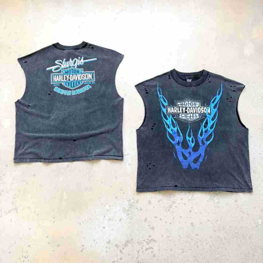 RRR & SAINT Washed Graphic Sleeveless Tee