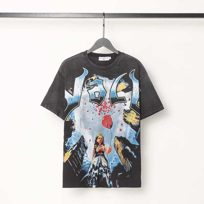 Vale Lives Forever Distressed Rhinestone T-Shirt Collection
