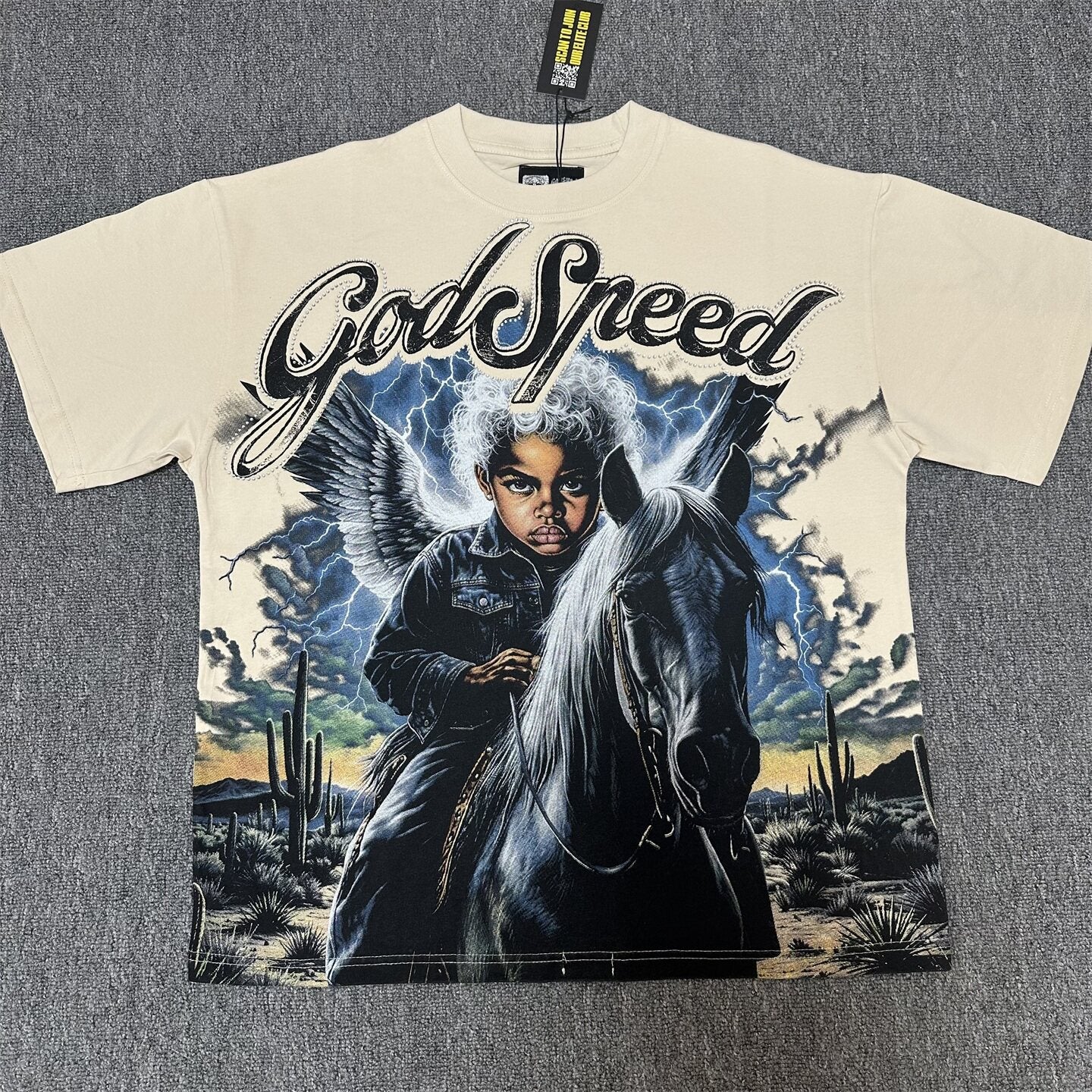 GODSPEED 2026 Rhinestone Graphic T-Shirt Collection