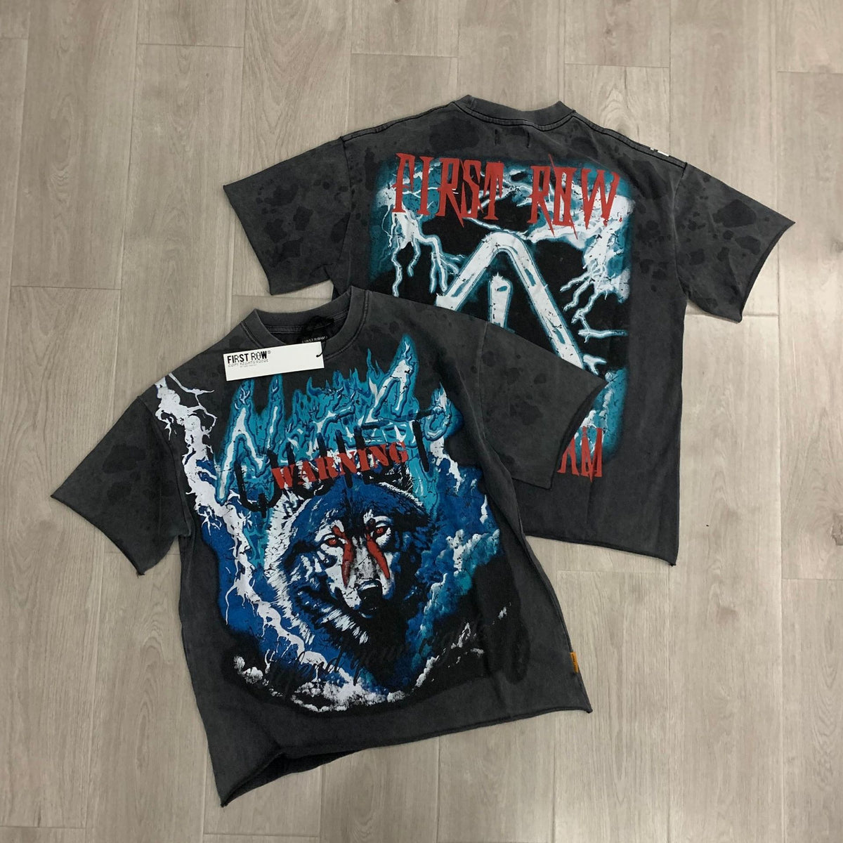FIRSTROW Washed Rhinestone T-Shirt Collection