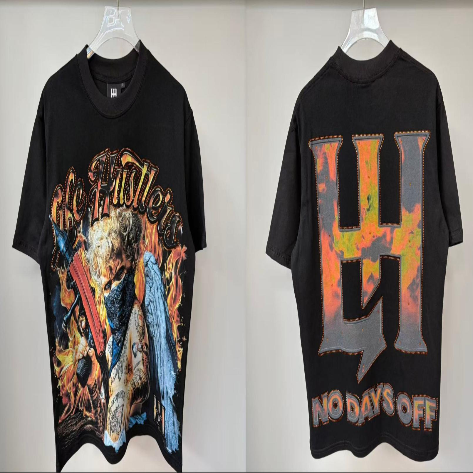 LIFE HUSTLERS Rhinestone Graphic T-Shirt Collection